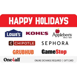 One4all Happy Holidays eGift Card | Holiday Gift for Many Brands