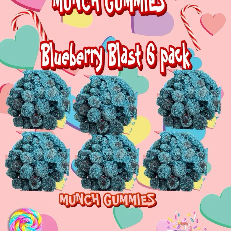 Munch Gummies ~  Berry Blast 6 Pack