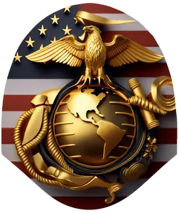 Patriotic - U.S. Marines Car Headrest Cover by HeadzRest