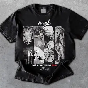 Vintage MGK Tour Tee, Black Machine Gun Kelly Merch Pop Punk Shirt, Music Shirt, Gift for Fan, Gift for Friend A9P