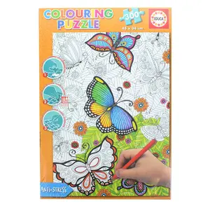 All Good Things are Wild and Free 300 Piece Coloring Jigsaw Puzzle