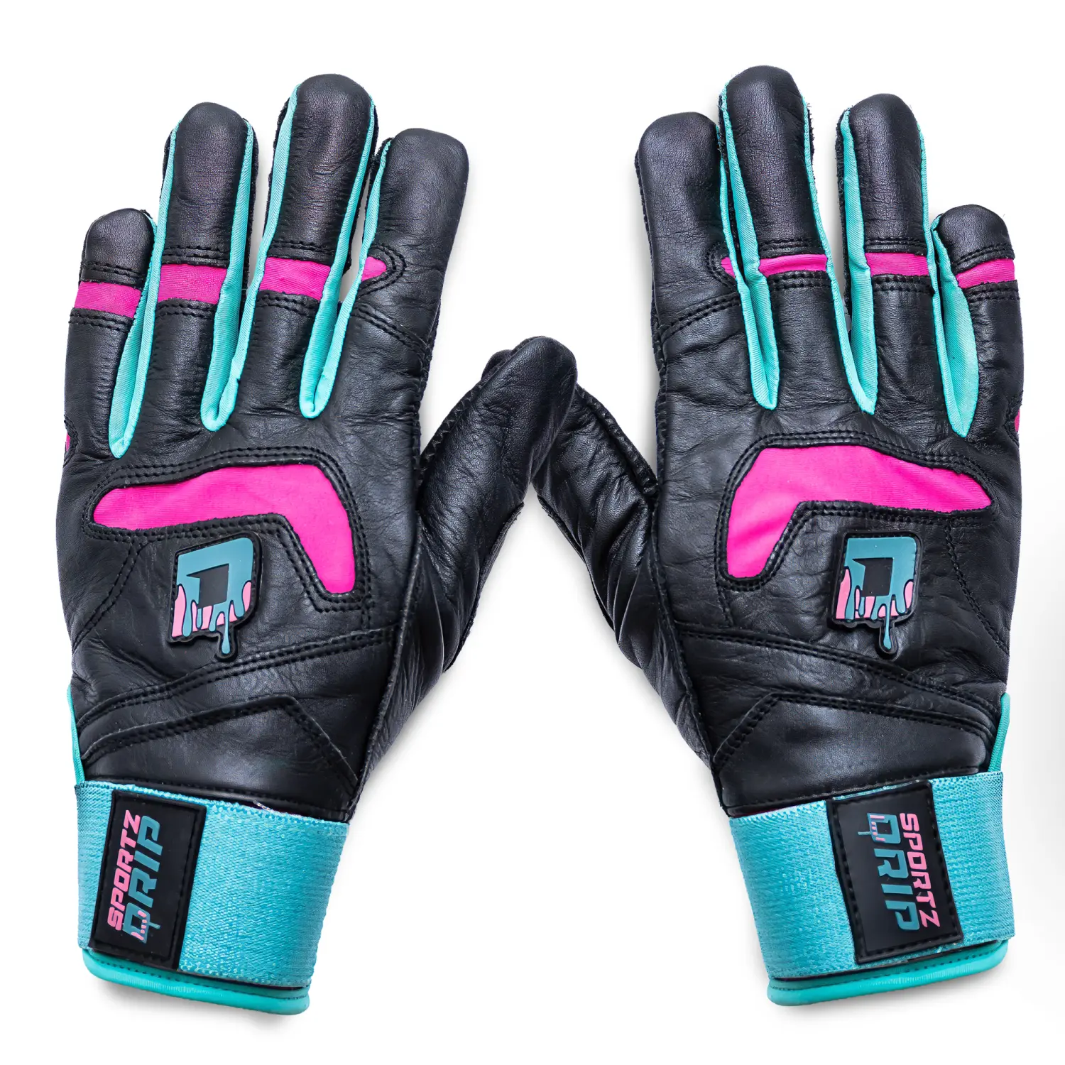 Sportz Drip Black Premium Batting Gloves