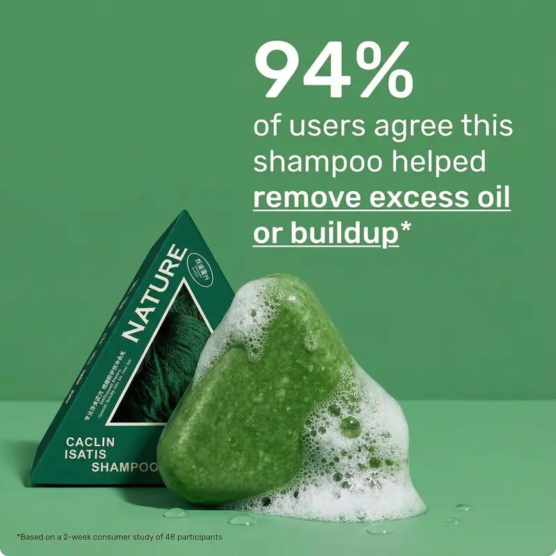 ODDORJOY Natural Shampoo Bar for Men & Women – Calming & Strengthening Hair, Eco-Friendly Solid Shampoo with Usman Grass & Herbal Extracts, Nourishing Hair Cleanser