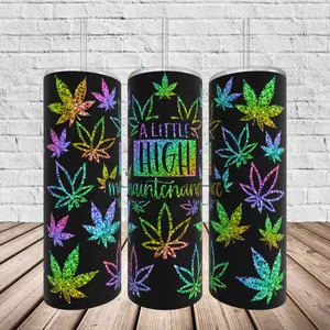 A Little High Maintenance  20oz skinny Tumbler Coffee Drinkware Insulated Lid