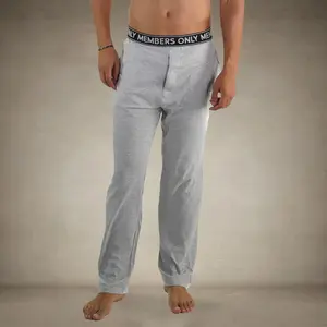 Men's Jersey Sleep Pant Logo Elastic - Grey - FINAL SALE