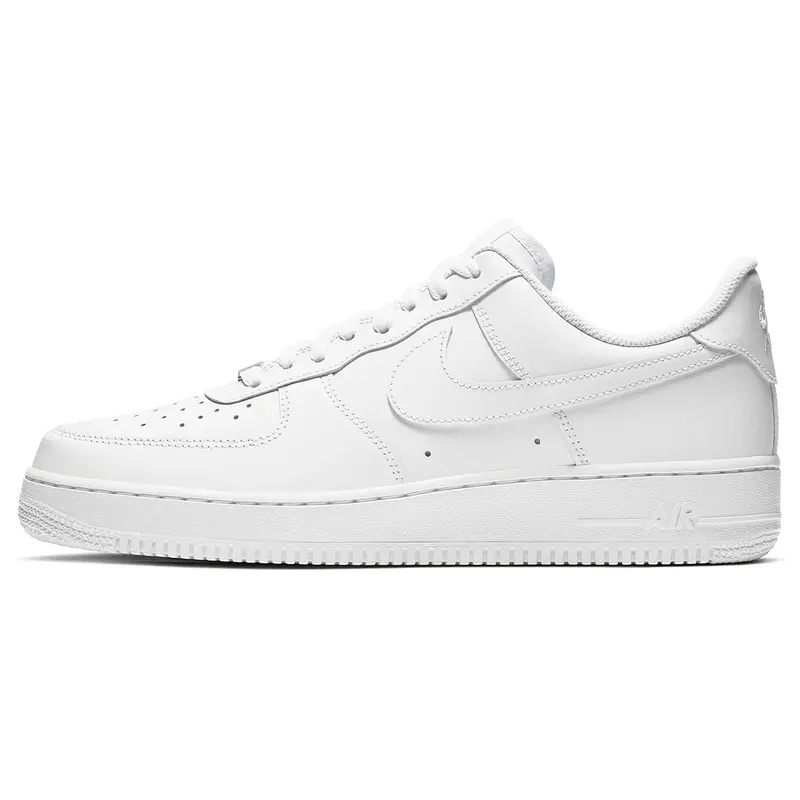 Nike Air Force 1 Low White Classic Sneakers Shoes Women and Men's  - Plain Design for Everyday Wear (Size 5W-13M) CW2288-111 & DD8959-100