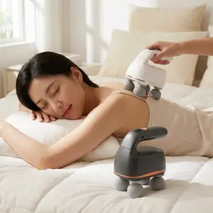 4-Head High Power Fascia Gun 6 Speed Adjustable Full Body Muscle Relax Device#FasciaGun #MuscleRelax #BodyCare #FitnessRelax #MassageTool