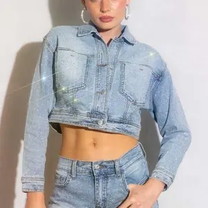DIVA RHINESTONE JEANS JACKET