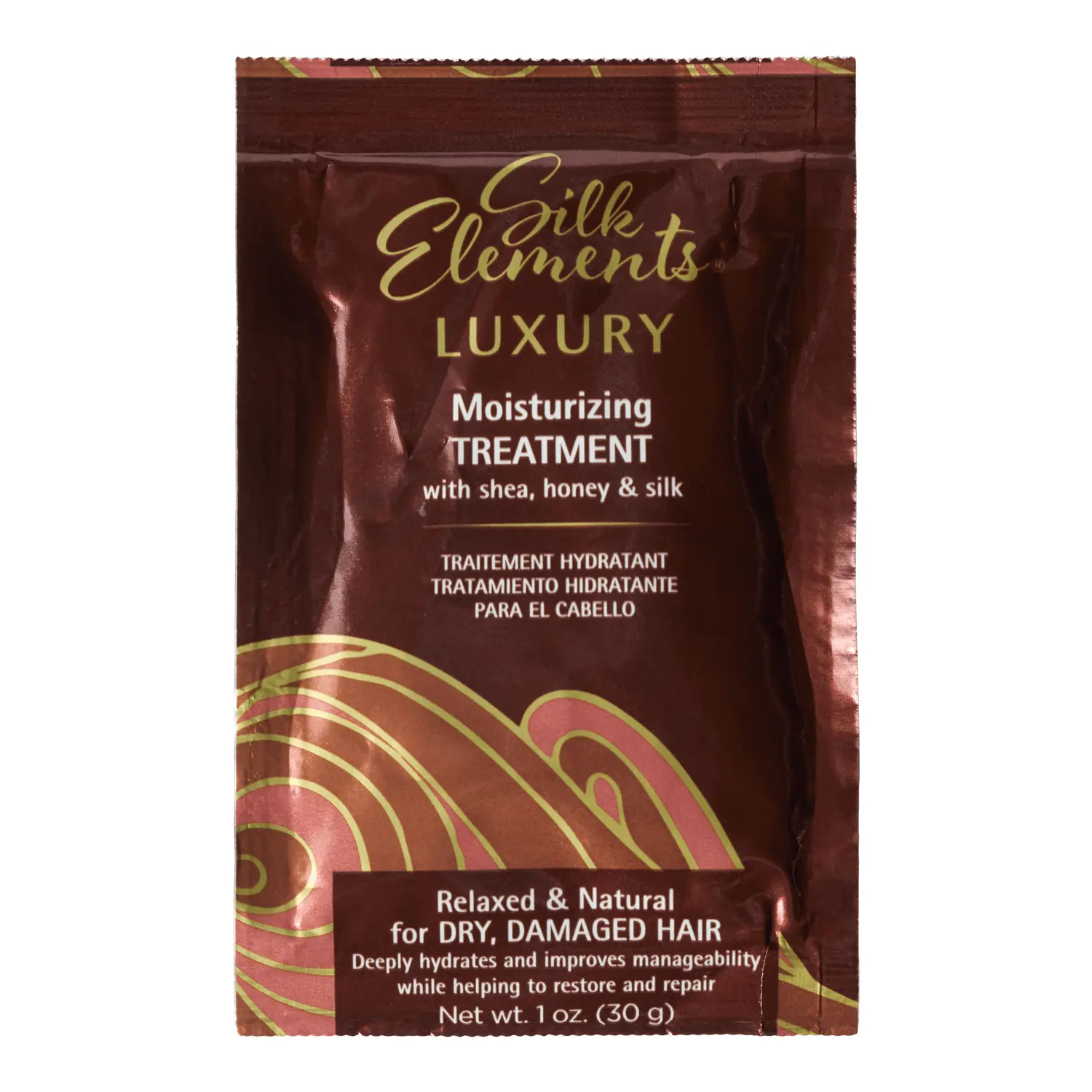 Silk Elements Luxury Moisturizing Conditioner Packette, Relaxed or Natural Hair, Shea, Silk, Hydrating, Repairing