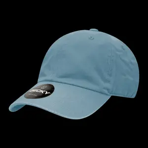 Rapid Dominance 205-LBL 6 Panel Low Profile Relaxed Cotton Dad Hat, Light Blue - One Size Fits Most