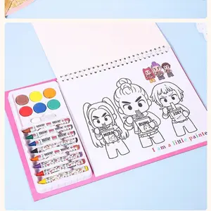 Adult Coloring Book Kpop Demon Hunters and Colored Pencils Gift Set Creative Art Therapy Supplies for Stress Relief Relaxation Birthday Christmas Fan Gift