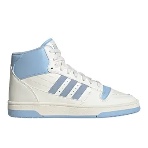 adidas Womens Break Start High Lace Up Sneakers Shoes Casual - White