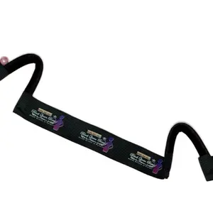 Wig Melting Edge Protection Wig Band - 2 Sets of No Ear Lace, Black Straps, Durable Edge Protection, Stylish Design for Secure Wig Fit