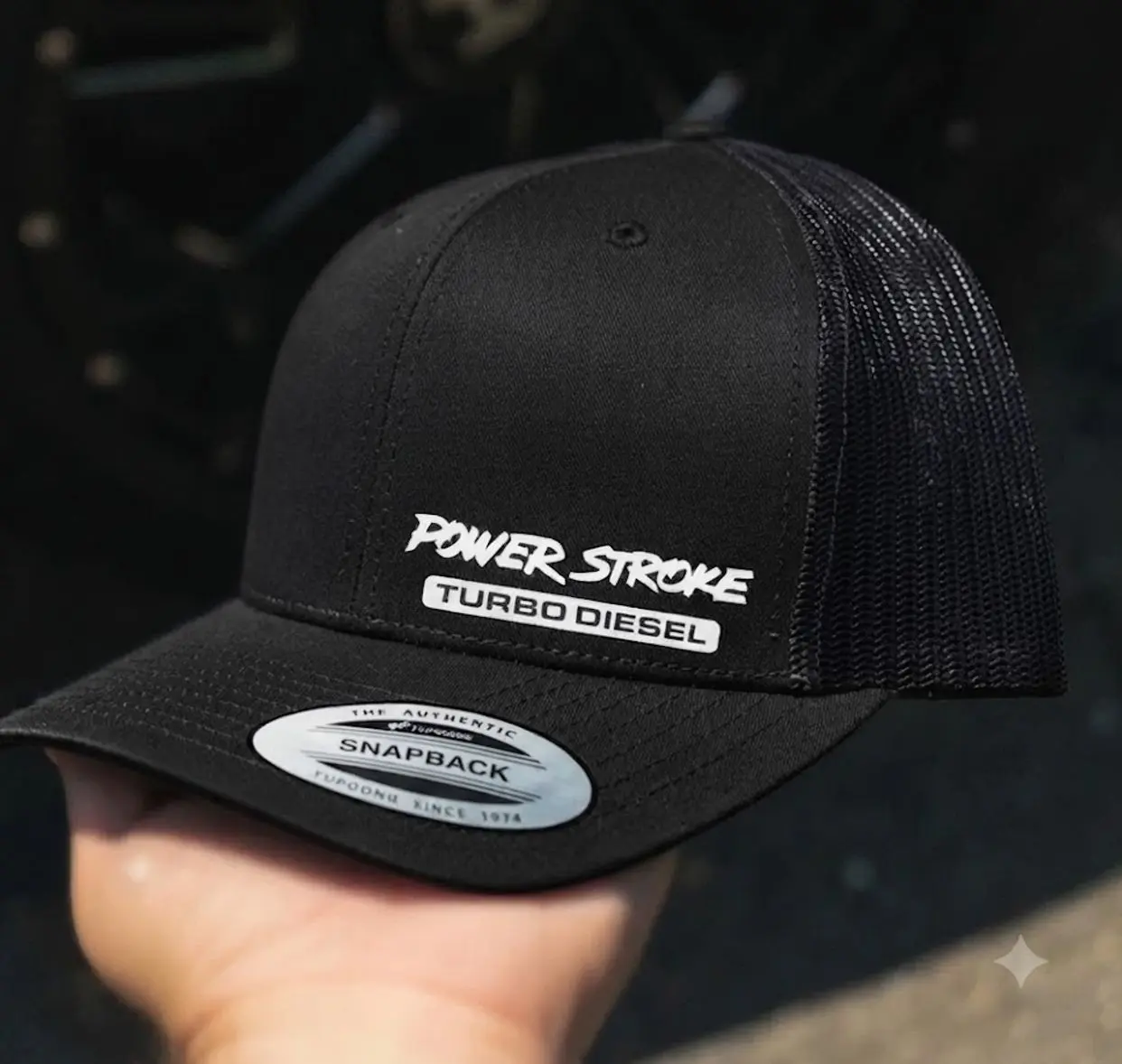 Power Stroke Diesel Retro Hat Trucker Hat Many Colors Snapback Hat, Unisex Casual Street Style, Gift Idea For Her Him, Unisex Everyday Wear