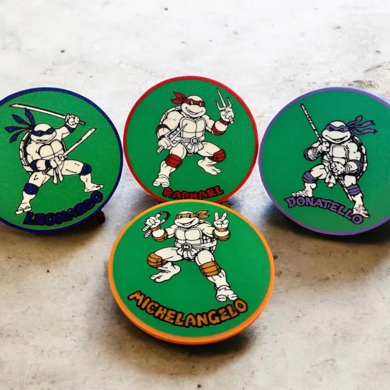 Turtles Coaster 4pc Set