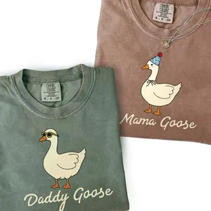 Comfort Colors Silly Goose Shirt, Couple Shirt Silly Goose Birthday Silly Mama Silly Daddy Silly Goose Party, Goose Family Hoodie, Silly Shirt SUP