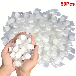 Disposable Towel, Single Use Towelette, 50pcs/set Portable Thickened Water Absorbent Washcloth, Reusable Towel for Travel Camping Hiking Outdoor Sports