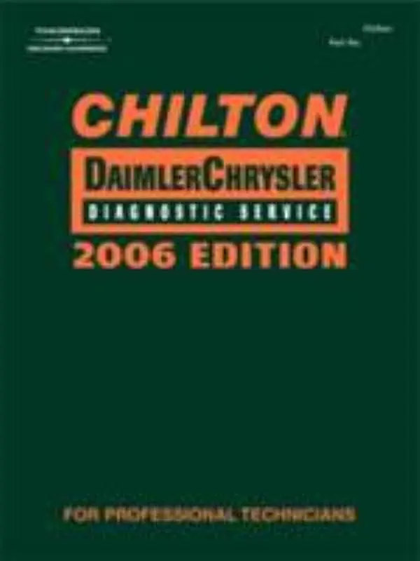 USED Book - Chilton 2006 DaimlerChrysler Diagnostic Service Manual (Chilton Diagnostic Manuals) by Chilton (Hardcover) - english