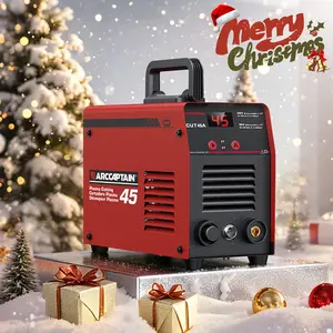 ARCCAPTAIN 45A Plasma Cutter with 2T/4T Function, Digital Display, Dual Voltage, LED Display, Ideal for Various Applications