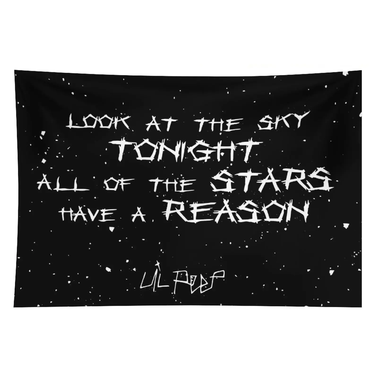 1PC Rectangular 60x40in Lil Peep Love Rapper Durable Decorative Tapestry - Synthetic Color-Hold Polyester, Wrinkle-Resistant Fan-Ready Wall Hanging for Bedroom Aesthetic Accent, Home Supplies
