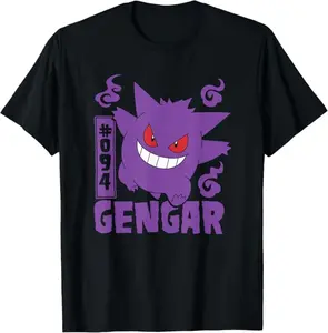 Gengar Shirt, Graphic T-Shirt, Retro-Inspired Tee – Anime Aesthetic for Everyday Wear
