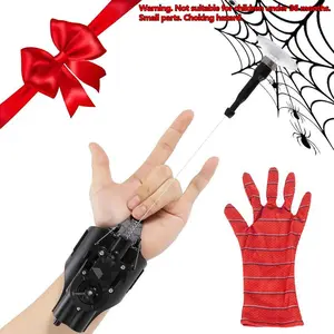 Spider Web Shooter Toy, 1 Set USB Rechargeable Spider Web Launcher Toy, Cool Toy for Role Playing, Fun Toy for Adults, Electronic Realistic Fake