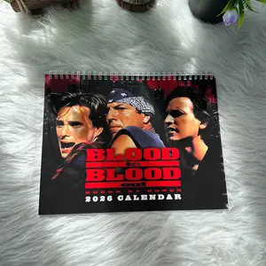 BloodInBloodOut 2026 Calendar Ver2, BIBO 2026 Wall Calendar Ver2, Movie Calendar, 2026 Calendar, Unique Christmas Gift, Calendar Gift, Holiday Gift Ideas