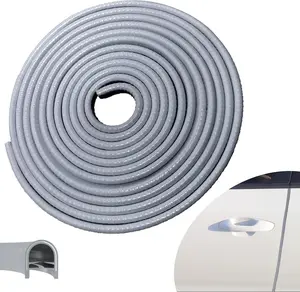 Car Door Edge Guards, .Ft(m) Car Door Protector Edge Guards Rubber Seal, Doors Edge Trim U Shape Edge Guards for Cars Trucks Suvs (Gray)