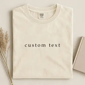 Custom Text Shirt, Personalized Graphic Tee, Custom Photo T-Shirt, Matching Group Apparel, Business Logo Shirt, Unique Gift Idea