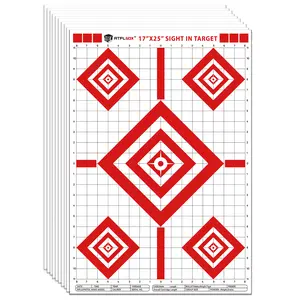 Atflbox Sight in Shooting Range Paper Target, 17X25 Inch Paper Shooting Targets Suitable for Handgun