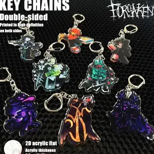 FORSAKEN Acrylic Keychains: Chance, 007n7, Azure, TwoTime, Elliot.