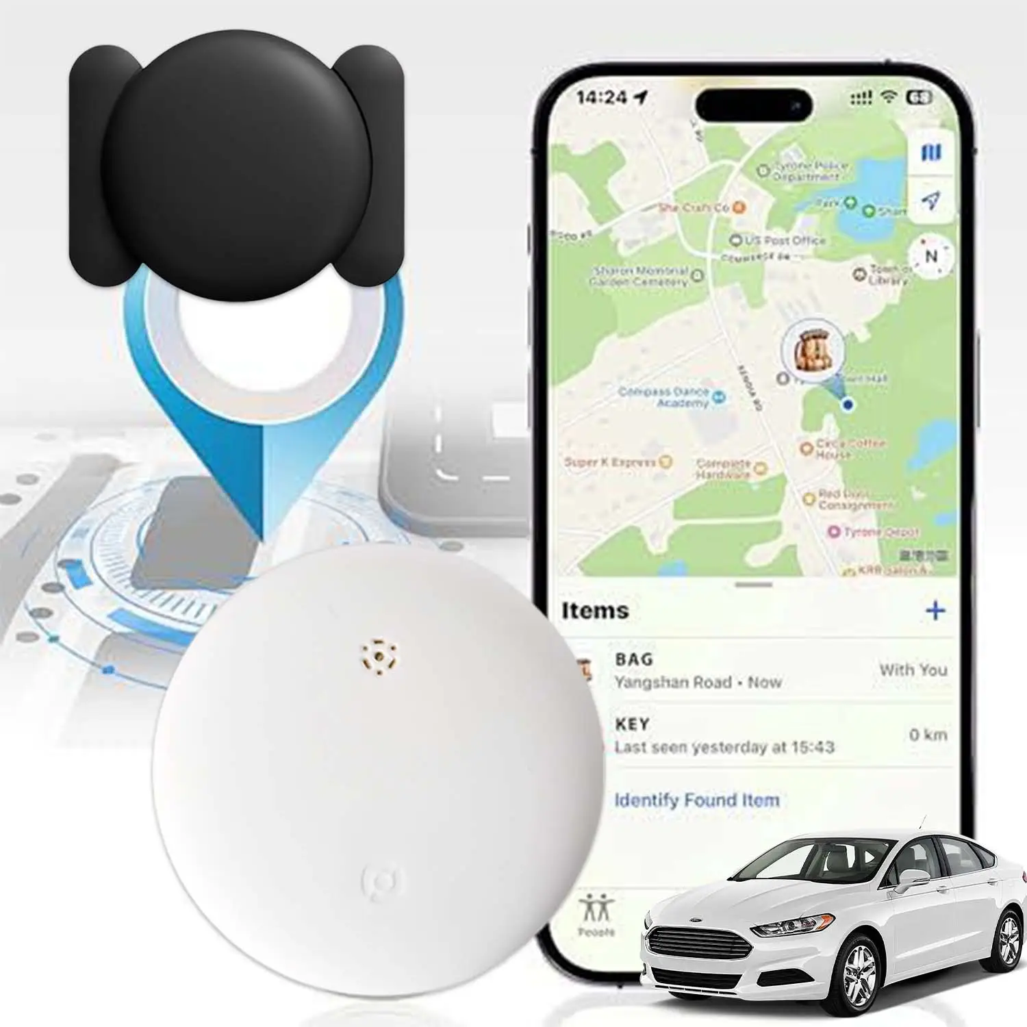 RV Travel Guardian GPS-Enhanced RV Tracker with Centimeter-Level Accuracy Intelligent Anti-Theft Alerts & 24H Real-Time Surveillance for Safe RV Journ
