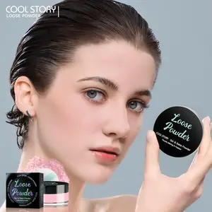 Oil Control Setting Powder, Baked Loose Powder, Invisible Pore Setting Powder, Long-Lasting Waterproof Sweatproof, Natural Flattering Finish, Oil Skin Mix Skin