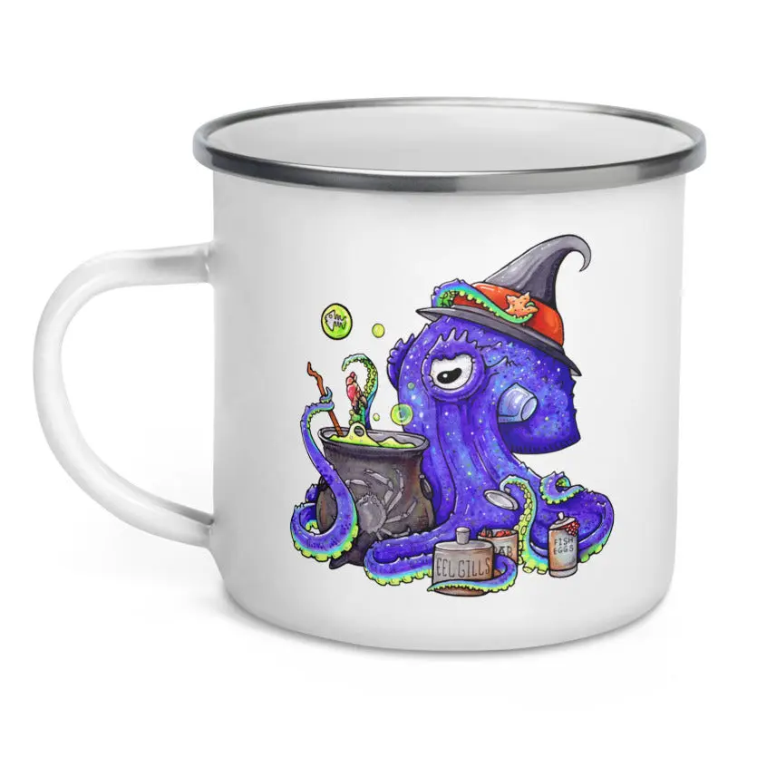 Wicked Willow! Enamel Octopus Mug (12oz)