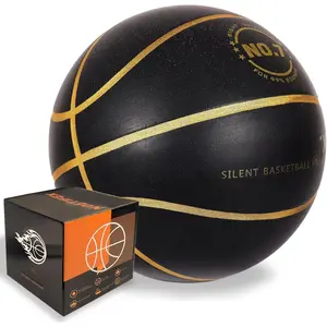 Upgraded 580g Weighted Silent Basketball, High-Density Quiet Indoor  Ball with  Box, Real Bounce Soft Material, Ideal for  & Apartment Dribbling Practice