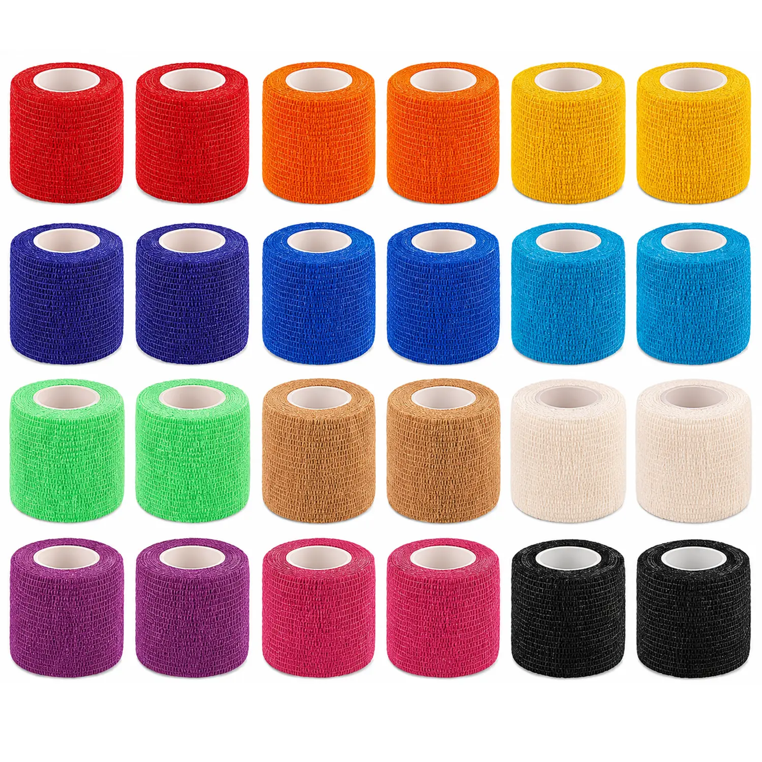 Self Adhesive Bandage Wrap,  Elastic Cohesive Bandage Wrap, Color Athletic Tape, Tattoo Grip Tape Wrap, Vet Wrap, Ankle Tape