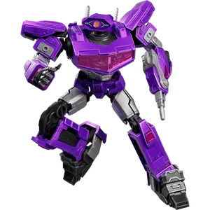 Blokees Transformers Classic Class 18 Transformers One Shockwave 12.5cm Model Kit with 20 Articulation Points & Eye Glow