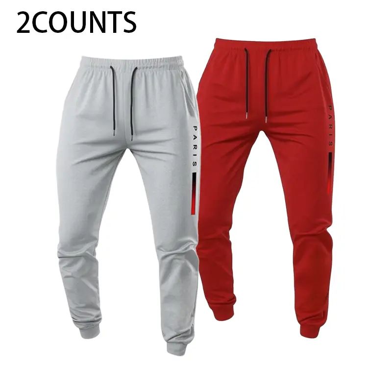 Light gray, deep red
