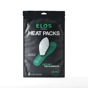 ELOS Heated Insoles Refill Pack - 4 Pairs Air-Activated Heat Packs for Shoe Inserts & Insoles -  8+ Hours of Warmth