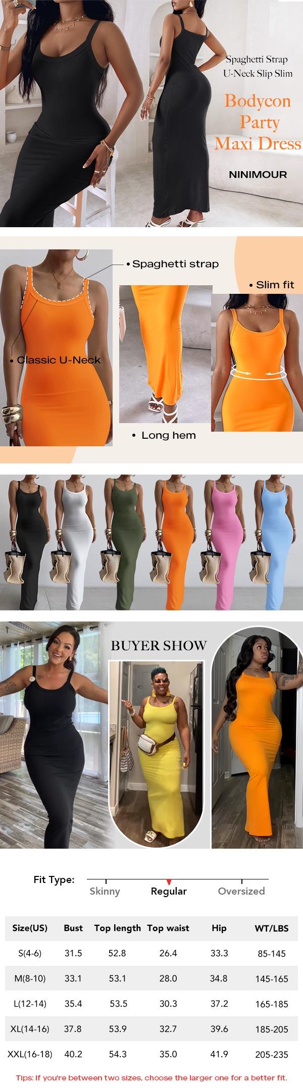 ChicMe Women Spaghetti Strap U-Neck Casual Maxi Dresses Slim Fit Cami Dress/Elegant Solid Color Cami Lounge Dress Party Club Bodycon Dress ChicMe Women Spaghetti Strap U-Neck Casual Maxi Dresses Slim Fit Cami Dress/Elegant Solid Color Cami Lounge Dress Party Club Bodycon Dress