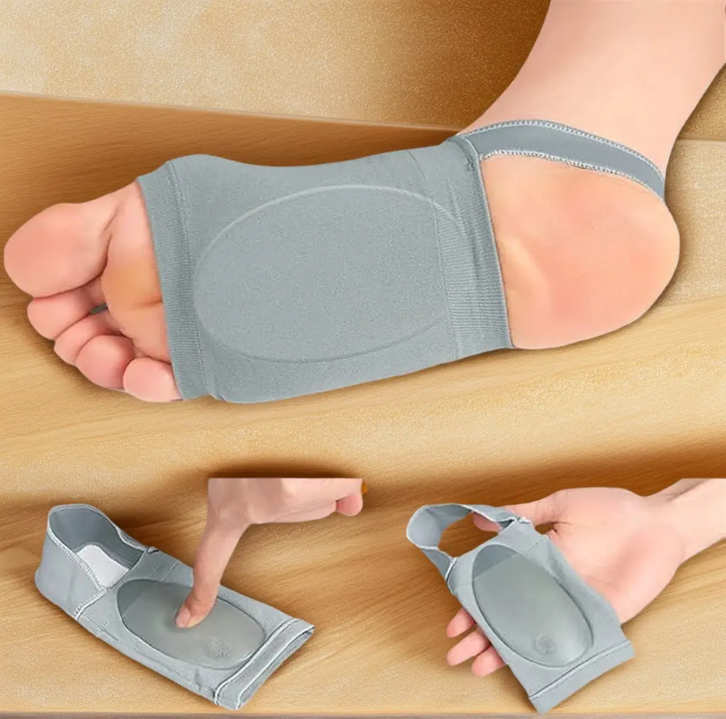 Unisex Adjustable Arch Support Orthosis Strap, Breathable Custom-Fit Socks for Foot Support, Healthcare Shoe Accessory
