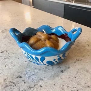 Pan de Muerto Candle