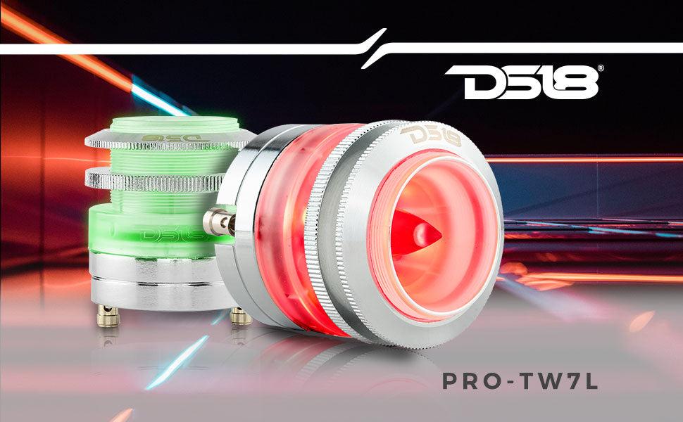 2.3" Neodymium Super Bullet Tweeter 1" Titanium Voice Coil with RGB LED Lights