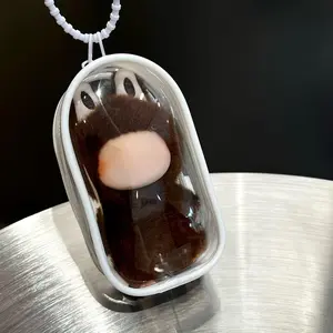 Mini Labubu Colorful Protector Case Organizer Box, For Labubu 4.0 the Monsters Pin, Love Series Outdoor Display Bag, Perfect for Collectors