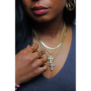 Monica Cross Necklace