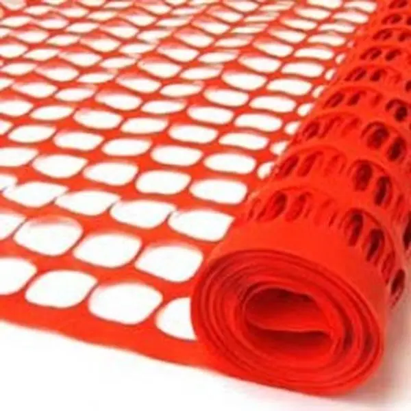 Tenax 82094004 Orange Plastic Mesh Outdoor Economy Warning Barrier, 4 ft x 50 ft