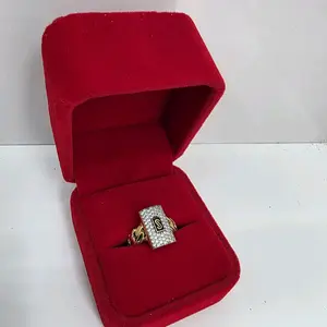 women monaco ring 10k size 6