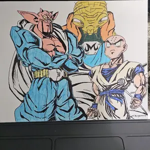16×20 Art  Canvas with sharpie