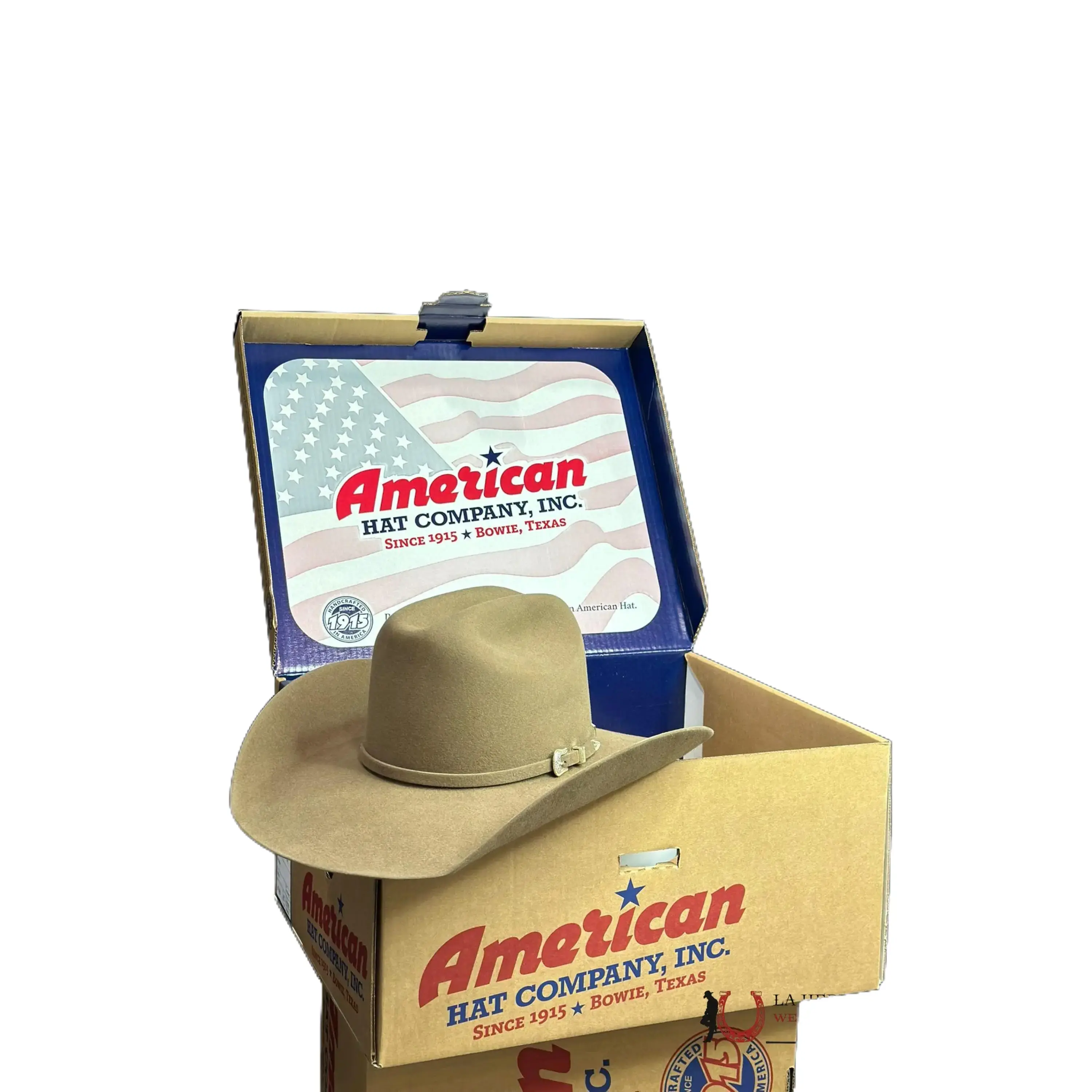 Customizable 10X Felt Cowboy Hat - A Stylish, High Quality Classic in Pecan Color with a 4-Inch Brim and Silver Buckle, Classic Cowboy Hat, High Quality Hat