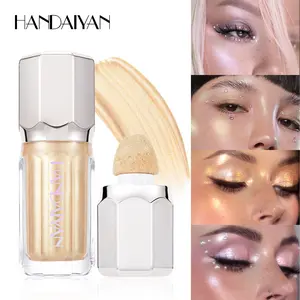 4 Color Liquid Highlighter Contour Stick, Natural Sculpted Look, Body Brightening Blush & Contouring, Enhance Complexion, Bronzed Glow Up, Liquid Bronzer